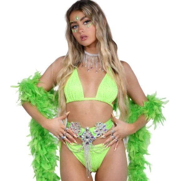 LUMI SHOP Neon Fairy Full Outfit Size S - Picture 1 of 5